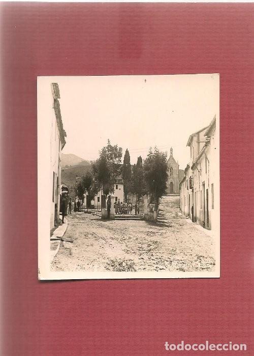 Postcards: fotografia ADZANETA DE ALBAIDA plaza, ERMITA AL FONDO foto GROLLO