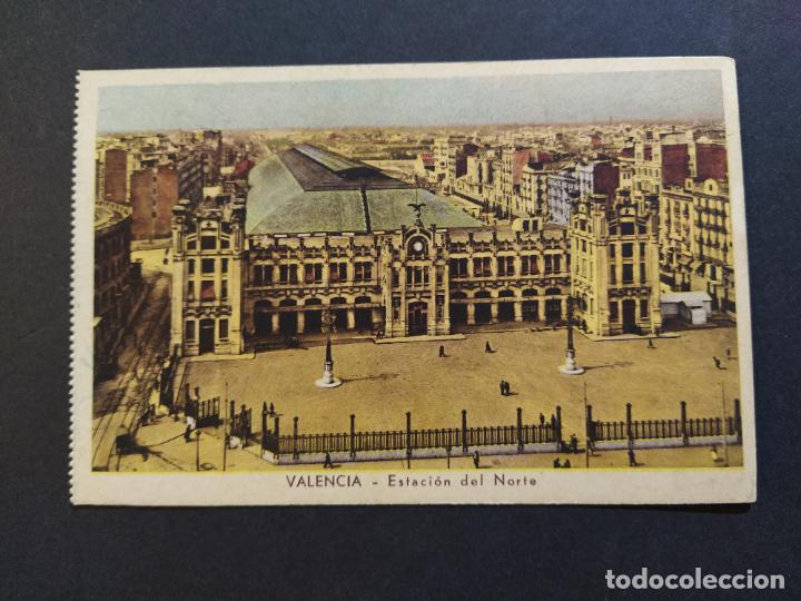 Postcards: VALENCIA-ESTACION DEL FERROCARRIL DEL NORTE-JDP-POSTAL ANTIGUA-(65.350)