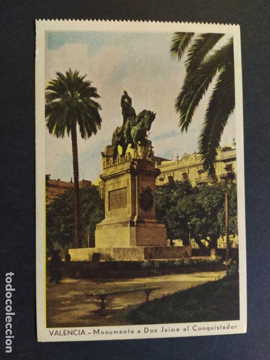 Postais: VALENCIA-MONUMENTO A DON JAIME EL CONQUISTADOR-JDP-POSTAL ANTIGUA-(65.361)