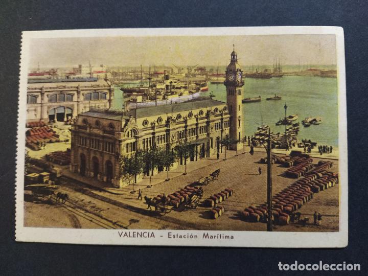 Postais: VALENCIA-ESTACION MARITIMA-JDP-POSTAL ANTIGUA-(65.363)