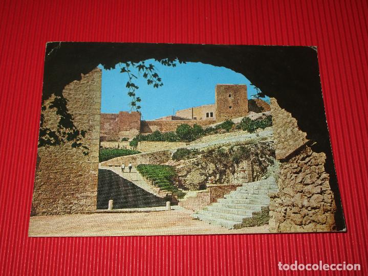 Postais: ALICANTE - VISTA DEL INTERIOR DEL CASTILLO - 61 - ESCRITA Y CIRCULADA - GARCIA GARRABELLA Y CIA