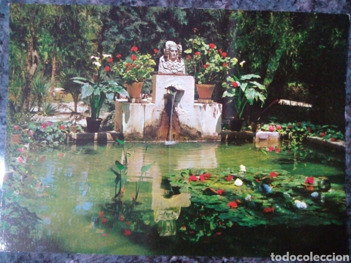 Postkarten: Postal de Elche. Huerto del Cura. Tocador de la Dama de Elche.