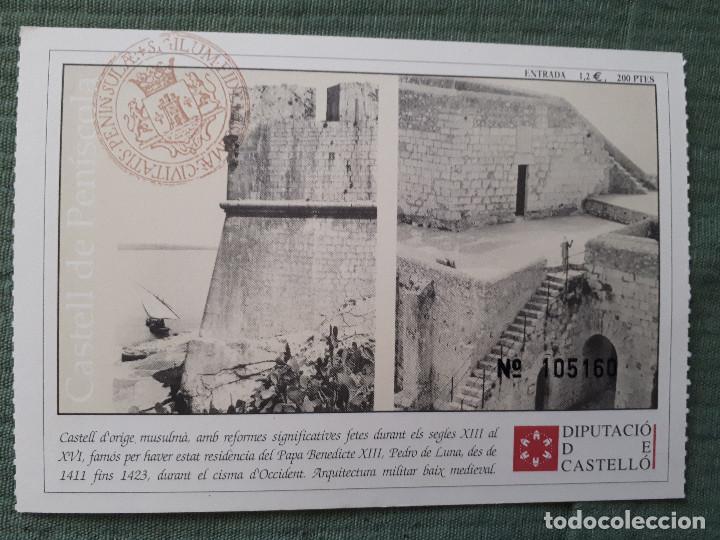 Postkarten: Postal - Entrada - Castillo de Pe&ntilde;&iacute;scola - Castell de Pe&ntilde;&iacute;scola