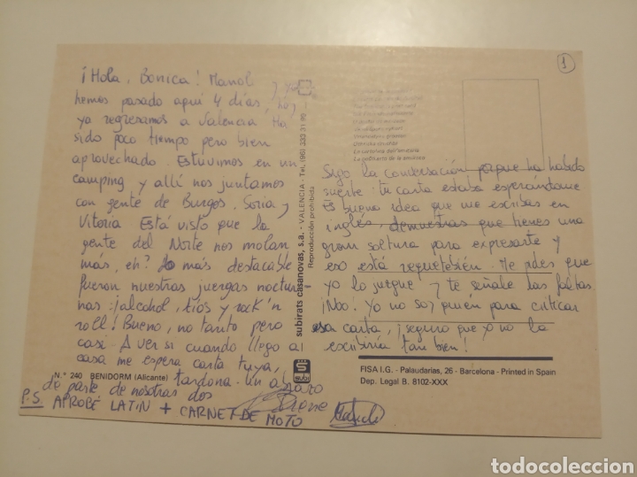 Postales: Benidorm - Foto 2