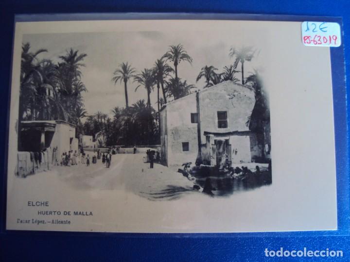 Postales: (PS-63019)POSTAL DE ELCHE-HUERTO DE MALLA.BAZAR LOPEZ