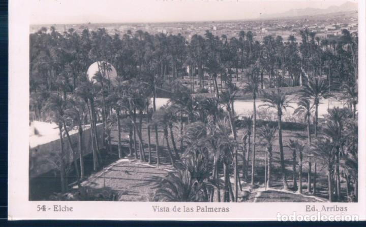 Postcards: POSTAL ELCHE - VISTA DE LAS PALMERAS - ARRIBAS 54