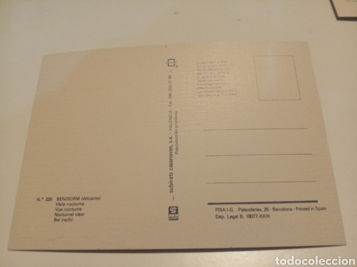 Postales: Postal Benidorm - Foto 2