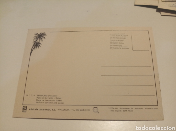 Postales: Postal Benidorm - Foto 2