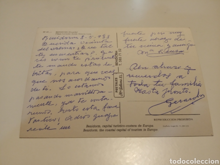 Postales: Benidorm - Foto 2