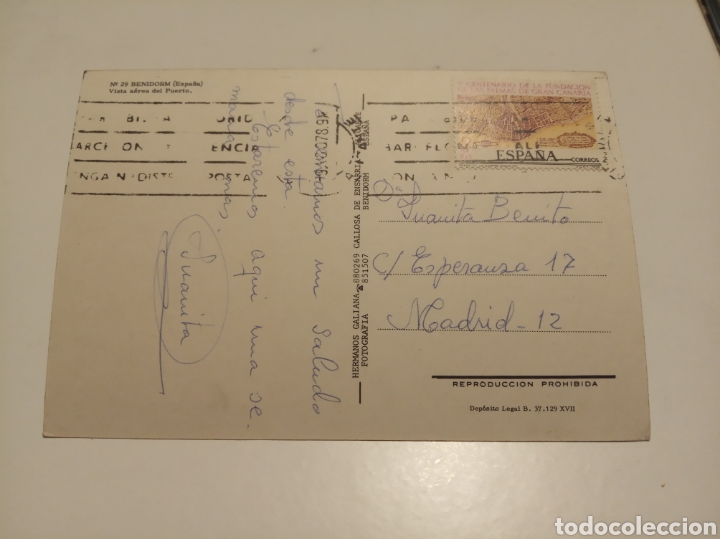 Postales: Postal Benidorm - Foto 2