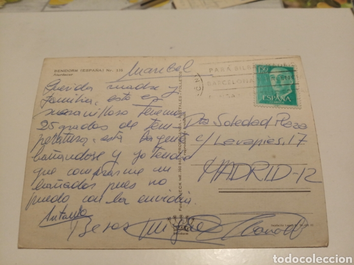 Postales: Postal Benidorm - Foto 2