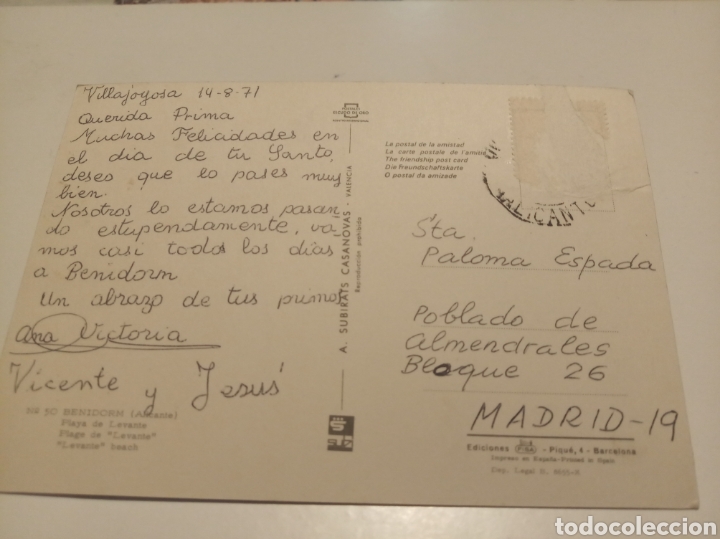 Postales: Benidorm postal - Foto 2