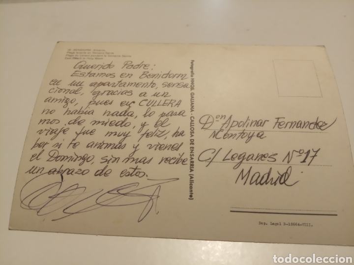 Postales: Postal Benidorm - Foto 2