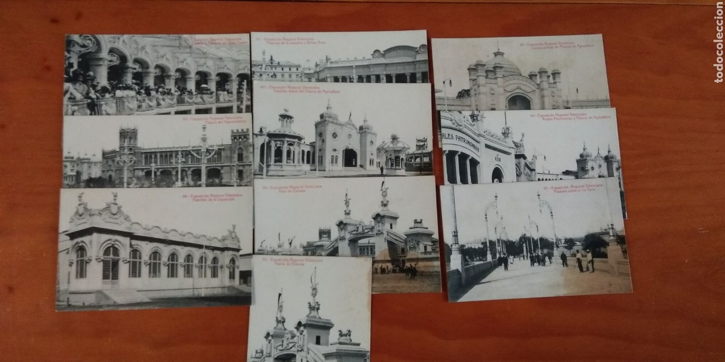 Postkarten: 10 POSTALES EXPOSICION REGIONAL VALENCIANA .- FOTOTIPIA THOMAS