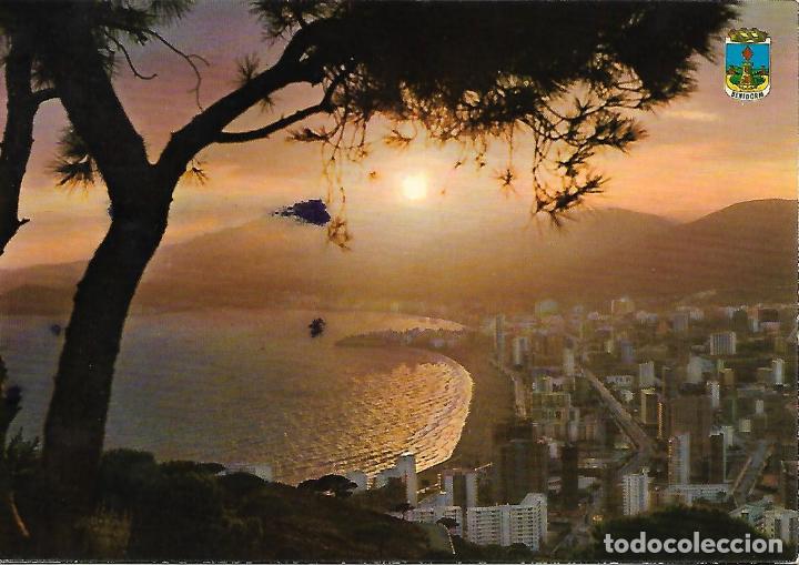 Postales: BENIDORM - PUESTA DE SOL - Foto 1