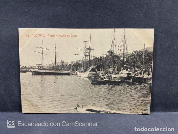 Postais: TARJETA POSTAL. ALICANTE. 6.- FERROCARRIL PARA LAS OBRAS DEL PUERTO. FOTOTOPIA CASTA&Ntilde;EIRA Y ALVAREZ