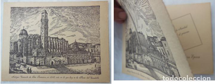 Postales: ANTIGUO CONVENTO DE SAN FRANCISCO, 1840, hoy Plaza del Caudillo. FERNANDEZ Eutimio 1952