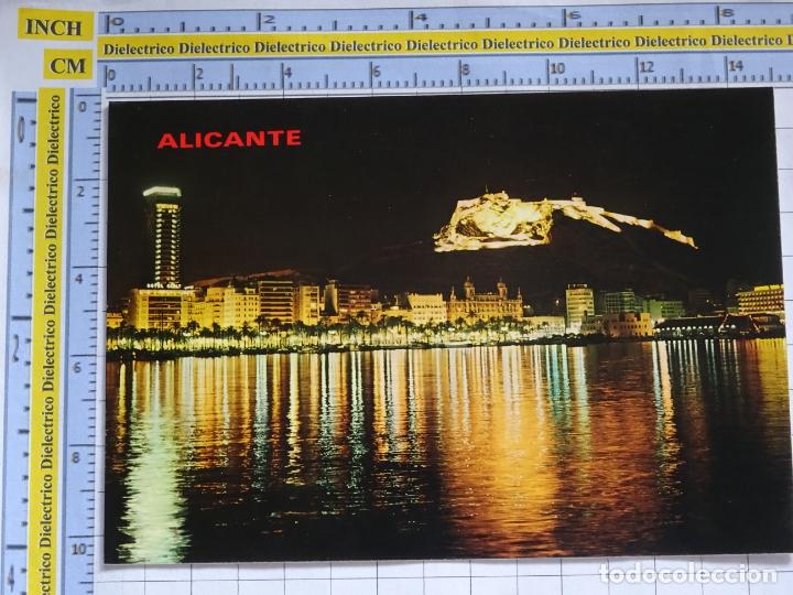 Postkarten: POSTAL DE ALICANTE. A&Ntilde;O 1976. VISTA NOCTURNA. 1 JJ. 167