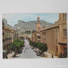 Cartes Postales: POSTAL DE ALCOY, ALICANTE - CALLE DE SANTO TOMAS E IGLESIA DE SAN JORGE - EDICION GARCIA GARRABELLA. Lote 207501101