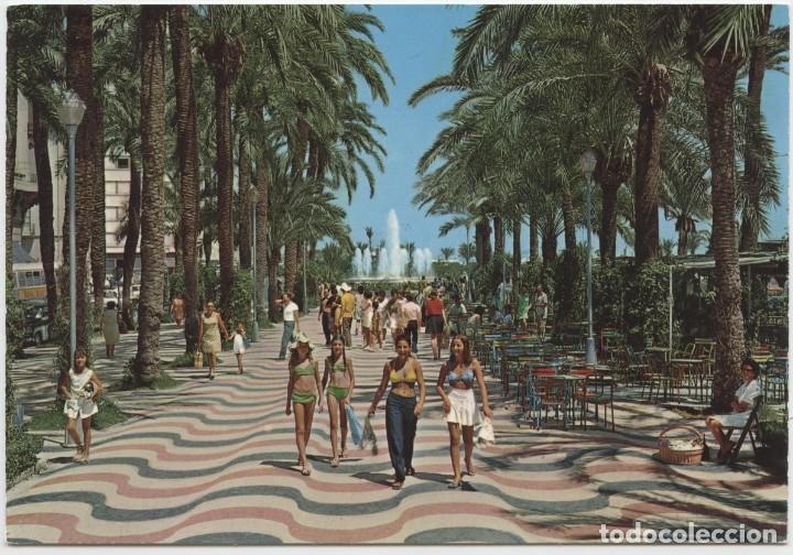 Postcards: N&ordm; 6835 - ALICANTE. Explanada de Espa&ntilde;a y Puerta del Mar. Sin circular. Ed. COMERCIAL VIPA