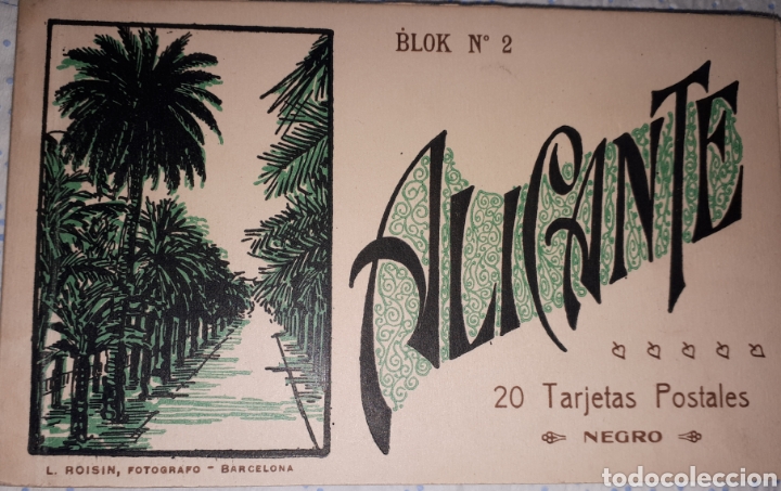 Postais: ALICANTE 20 TARJETAS POSTALES BLOK N&ordm; 2 ROISIN