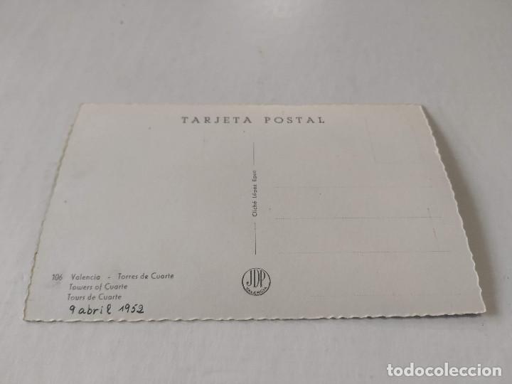 Postales: VALENCIA - POSTAL VALENCIA - TORRES DE CUARTE - Foto 2