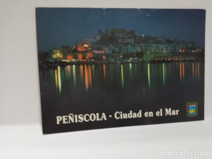 Postkarten: TARJETA POSTAL. PE&Ntilde;ISCOLA. CASTELLON. CIUDAD EN EL MAR.