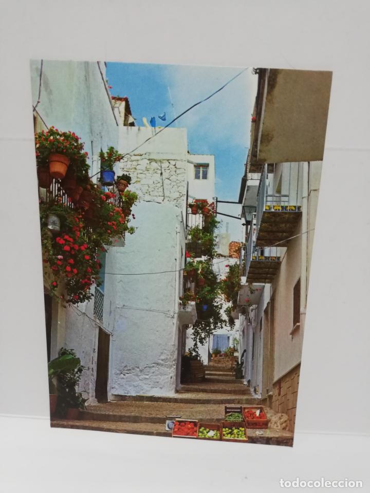 Postkarten: TARJETA POSTAL. PE&Ntilde;ISCOLA. CASTELLON. CALLE TIPICA.