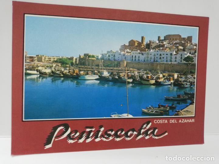 Cartes Postales: TARJETA POSTAL. PE&Ntilde;ISCOLA. CASTELLON. COSTA DEL AZAHAR.