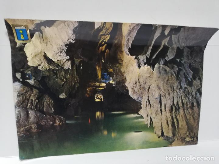 Cartes Postales: TARJETA POSTAL. VALL DE UXO. CASTELLON. GRUTA DE SAN JOSE. INTERIOR. MEDIDAS : 21 X 15 CM APROX.
