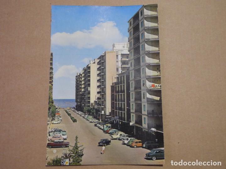 Postais: Cullera. Avenida Peris Mencheta. Ed. Garcia Garrabella n&ordm; 37 Sin circular. Coches a&ntilde;os 60