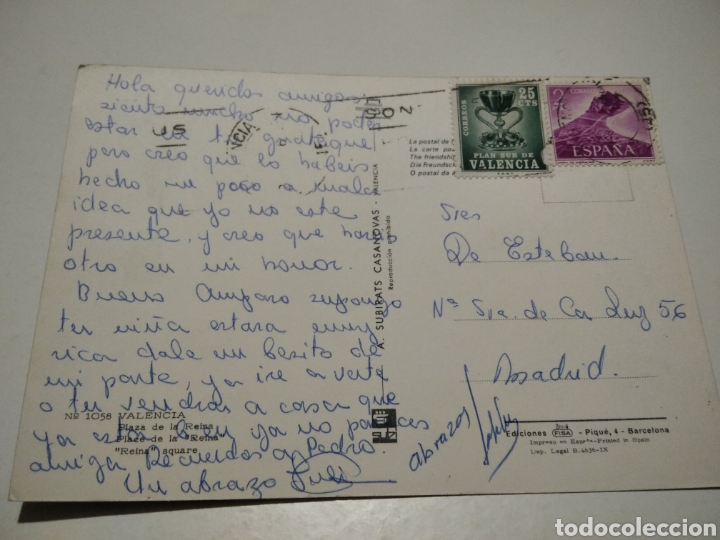Postales: Postal Valencia - Foto 2