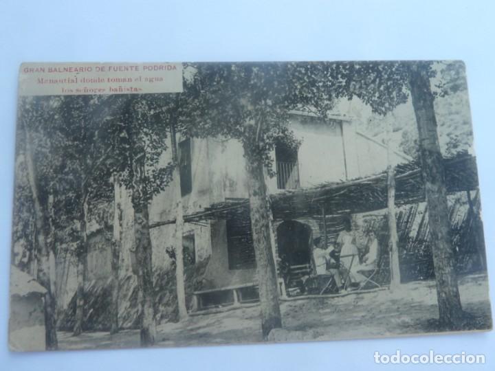 Postales: GRAN BALNEARIO DE FUENTE PODRIDA. MANANTIAL