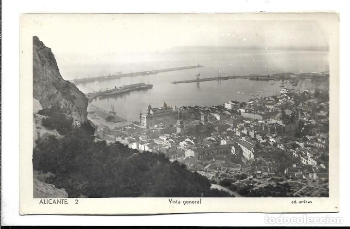 Postales: ALICANTE - ANTIGUA FOTO-POSTAL- VISTA GENERAL -FOTO ARRIBAS- NUEVA