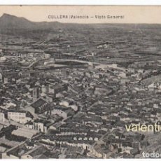 Postales: MAGNÍFICA Y ANTIGUA POSTAL. VISTA GENERAL DE CULLERA, VALENCIA. CIRCULADA EN 1924. PT. Lote 214538221