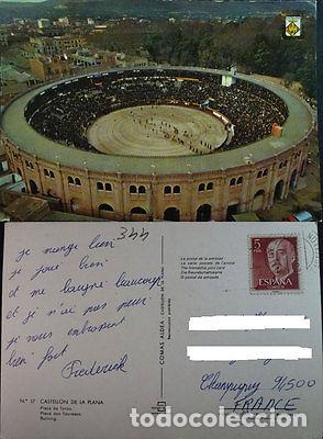 Cartoline: POSTAL CASTELLON DE LA PLANA 1973 PLAZA DE TOROS BULLS BULLRING POSTCARD CC3894