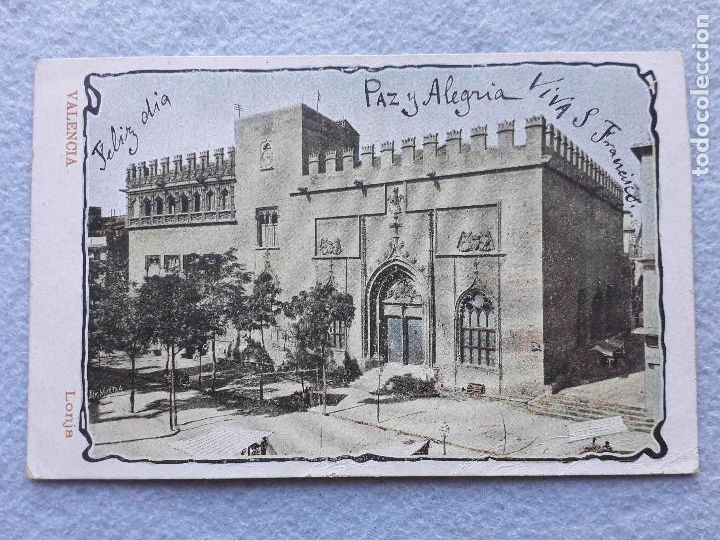 Postales: Valencia. La Lonja. Escrita. - Foto 1