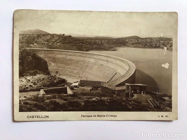 Postcards: CASTELL&Oacute;N. Postal Pantano de Mar&iacute;a Cristina. I.M.M, (h.1920?) S/C