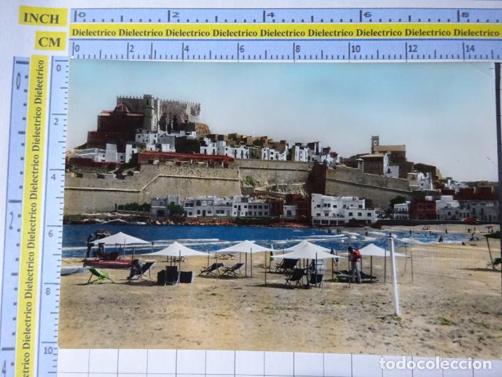 Cartes Postales: POSTAL DE CASTELL&Oacute;N. A&Ntilde;OS 30 50. PE&Ntilde;&Iacute;SCOLA VISTA PARCIAL DESDE LA PLAYA. 161 BROMO CROM. 1135