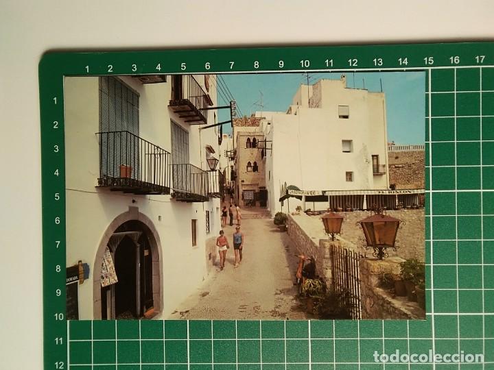 Postais: POSTAL SIN USO - PE&Ntilde;ISCOLA - CASTELLON - CALLE TIPICA
