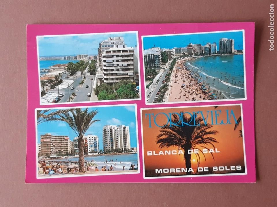 Postais: POSTAL 567 COMERCIAL VIPA. DIVERSOS ASPECTOS. TORREVIEJA. ALICANTE. 1981. CIRCULADA.