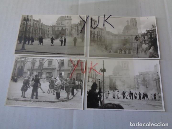 Postcards: 4 fotos moros y cristianos de alcoy - Abril 1962