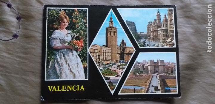 Postkarten: VALENCIA-V44-BELLEZAS DE LA CIUDAD-ESCRITA