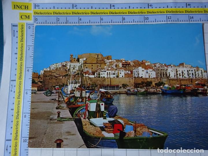 Postkarten: POSTAL DE CASTELL&Oacute;N. A&Ntilde;O 1973. PE&Ntilde;&Iacute;SCOLA, DETALLE DEL PUERTO. 6404 CYP. 399