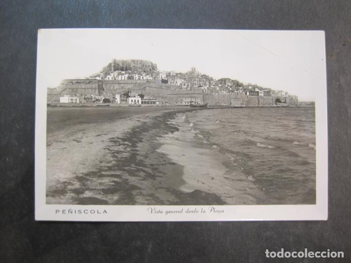 Postais: PE&Ntilde;ISCOLA-VISTA GENERAL DESDE LA PLAYA-FOTOGRAFICA-POSTAL ANTIGUA-(77.689)