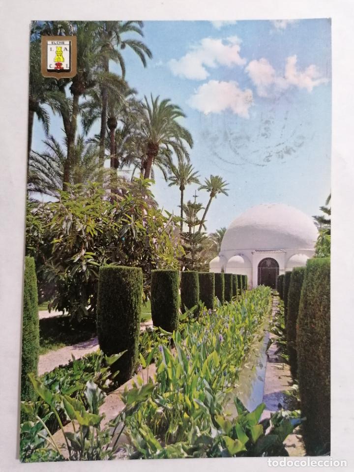Postcards: POSTAL, ELCHE, PARQUE MUNICIPAL, MUSEO, ESCRITA A&Ntilde;O 1966