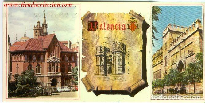 Postales: Valencia.- Mercado Central y Lonja.