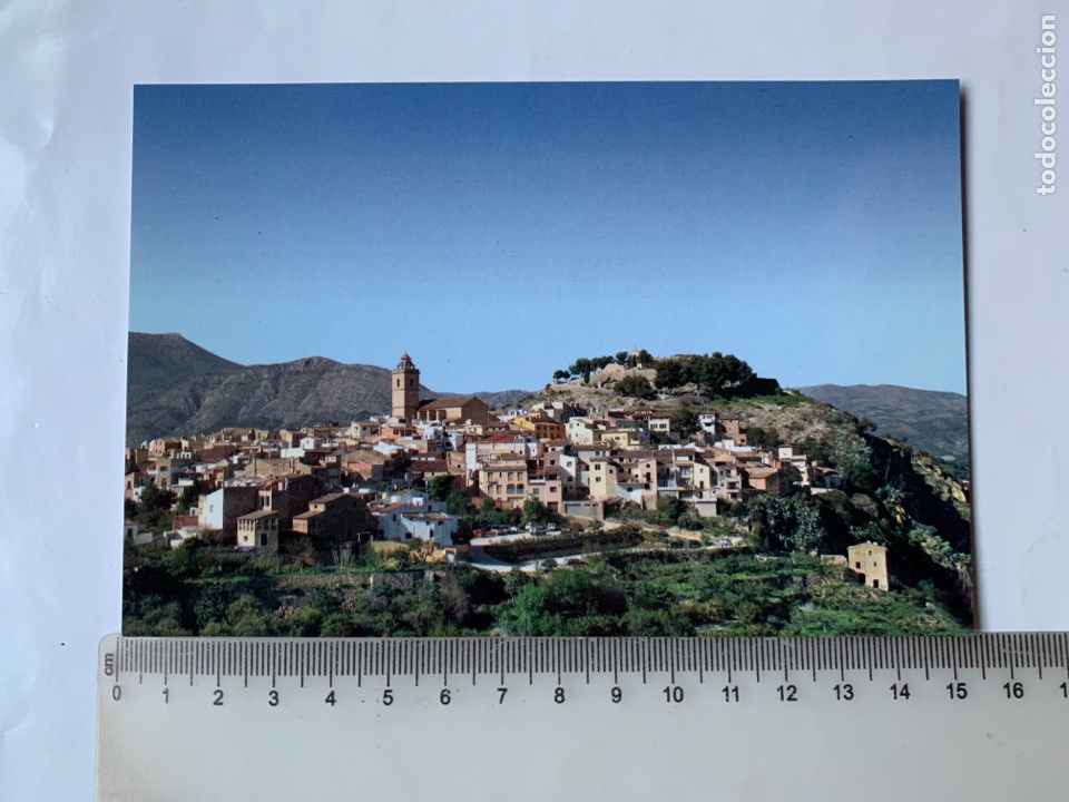 Postales: POSTAL. VISTA PANOR&Aacute;MICA DE POLOP DE LA MARINA. COSTA BLANCA. LOS CHICOS DEL BARRIO.