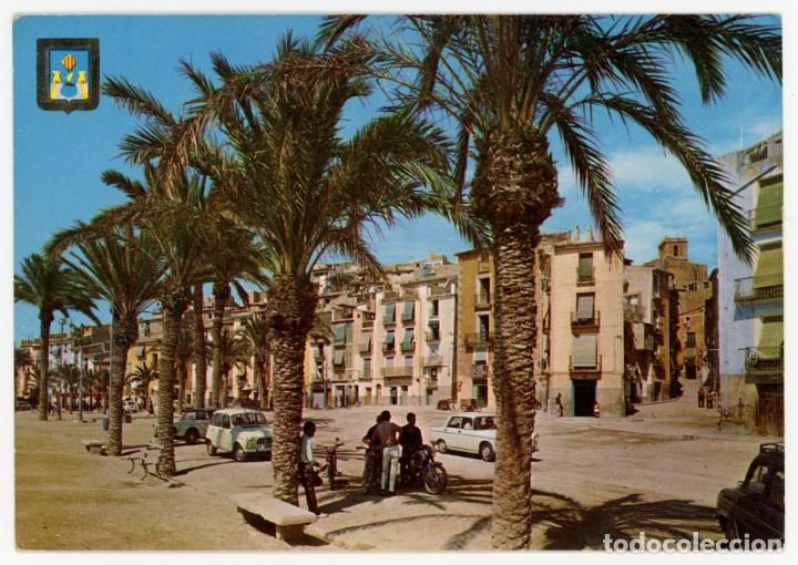 Postcards: em0392 villajoyosa calle queipo de llano 1967 escudo de oro n&ordm;10 renault 4 seat 1500