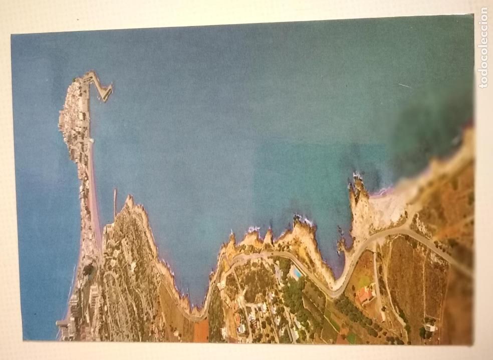 Postcards: Pe&ntilde;iscola. Vista a&eacute;rea. Postal sin circular